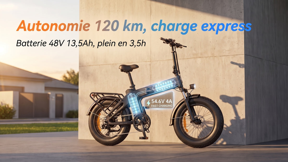 Battery Range & Charging (120km Range & 3.5h Fast Charge)