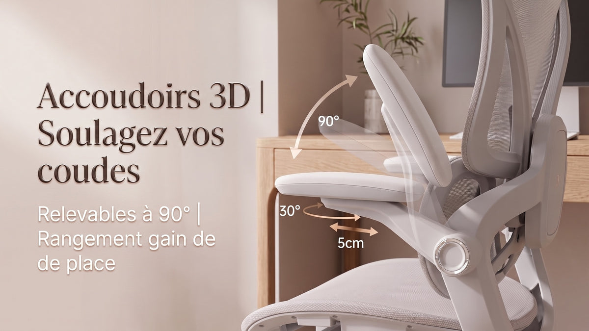 3D旋转翻转扶手与空间收纳