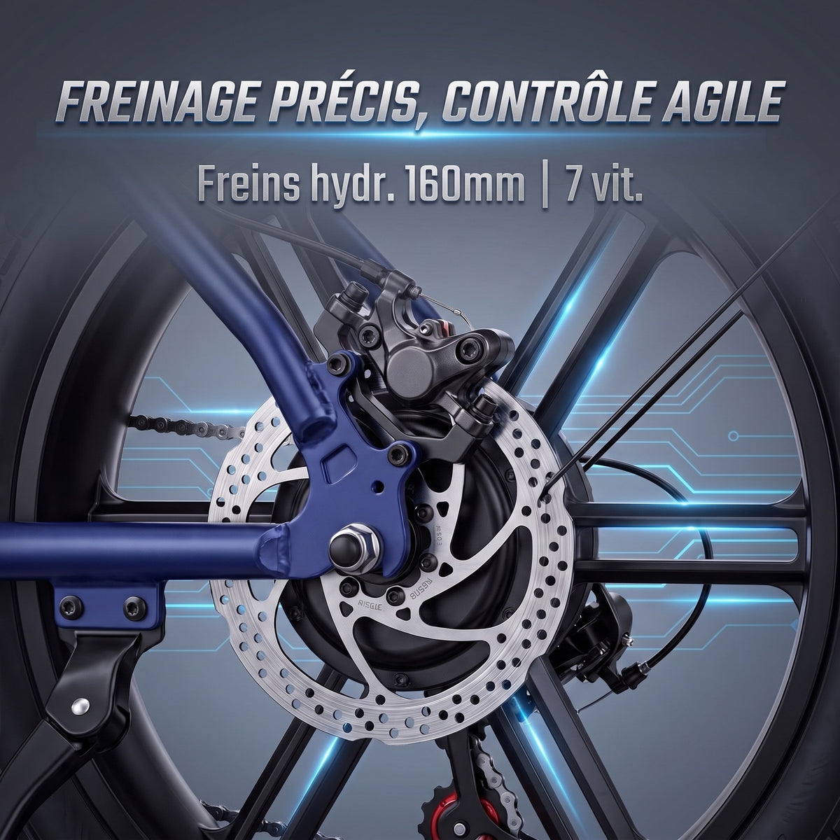 160mm液压碟刹制动与Shimano 7速变速箱